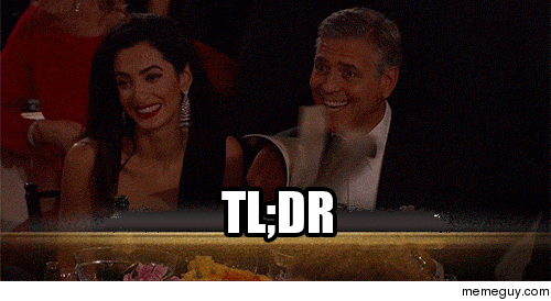 Clooney TLDR gif
