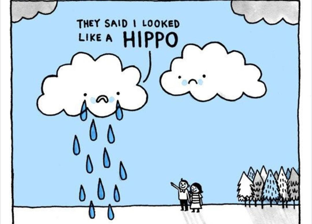 Clouds have feelings too