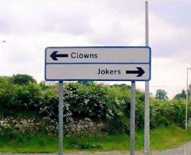 Clowns that are Lebanese poke her through the night My aunt never gets the lyrics right