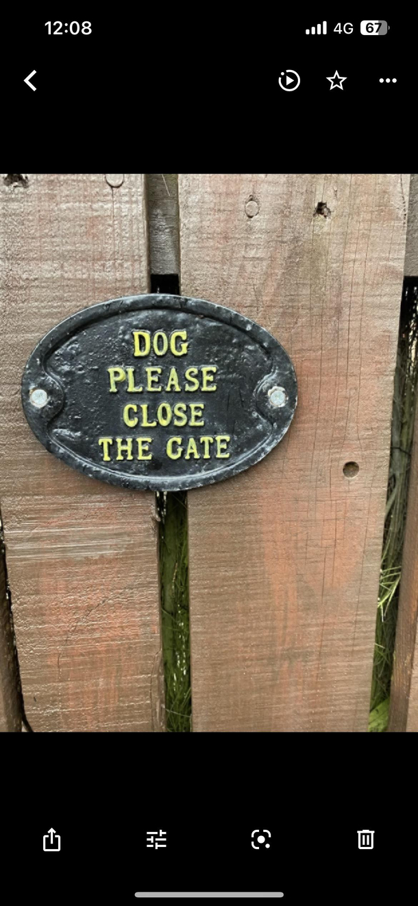 Cmon dog stop leaving the gate open