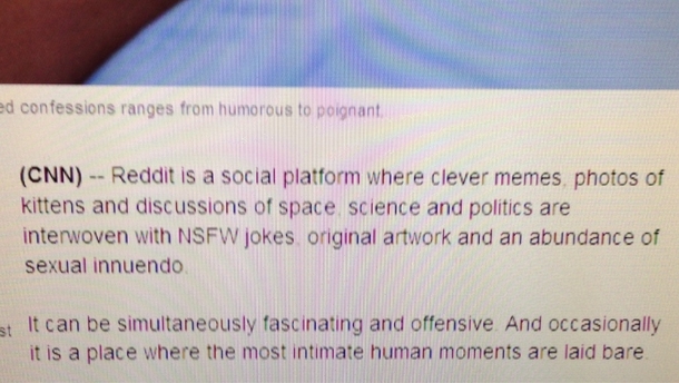 CNN reviews Reddit Its nice to be recognized for our memes