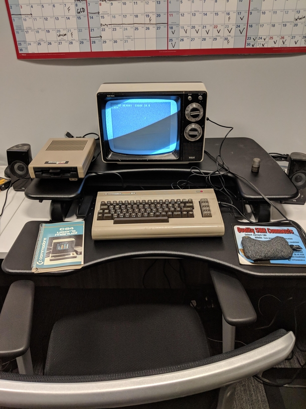 Co-worker went on vacation so we upgraded his hardware He reddits so heres to him finding out before he gets back