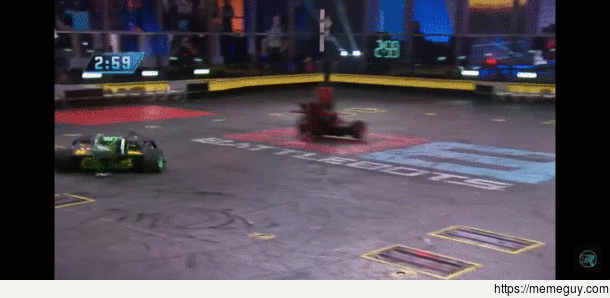 Combat Robots Compressed Gas Tank Explodes