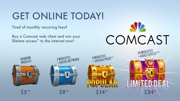 Comcast knows how to get my wallet out
