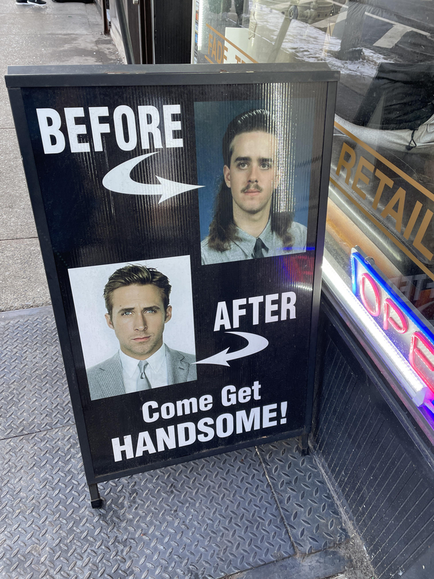Come get HANDSOME