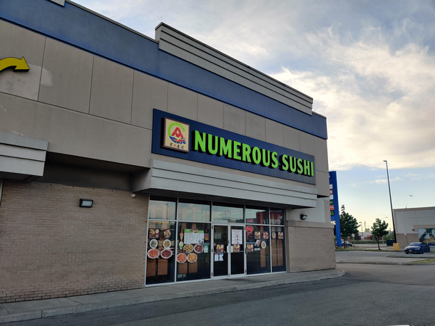 Come on down to numerous sushi