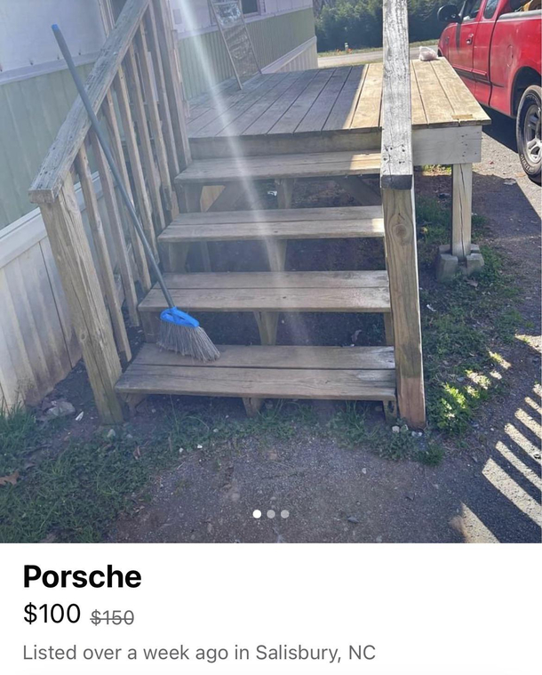 Come over and take a look at my new Porsche