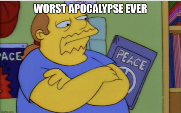 Comic book guy telling it like it is