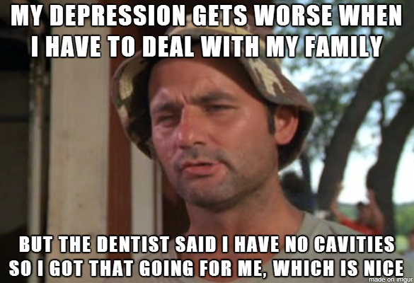 Coming home for the holidays just reminds me of why I left