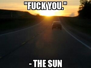 Commuting east in the morning and west in the evening