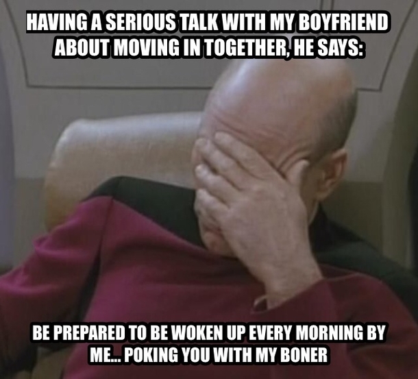 Completely straight faced