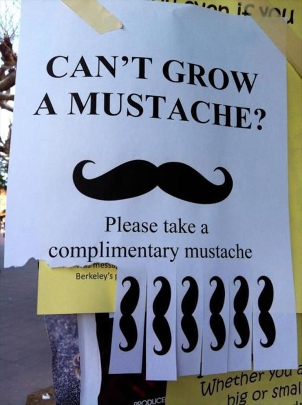 Compliments of Harrys Handlebar Emporium