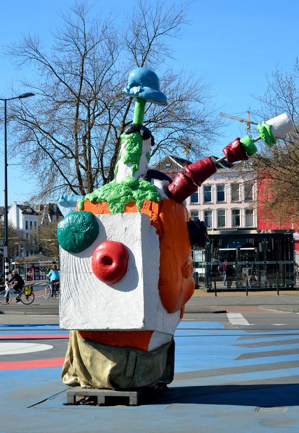 Concrete ice-cream anyone Since were doing repulsive city artwork welcome to Rotterdam everyone