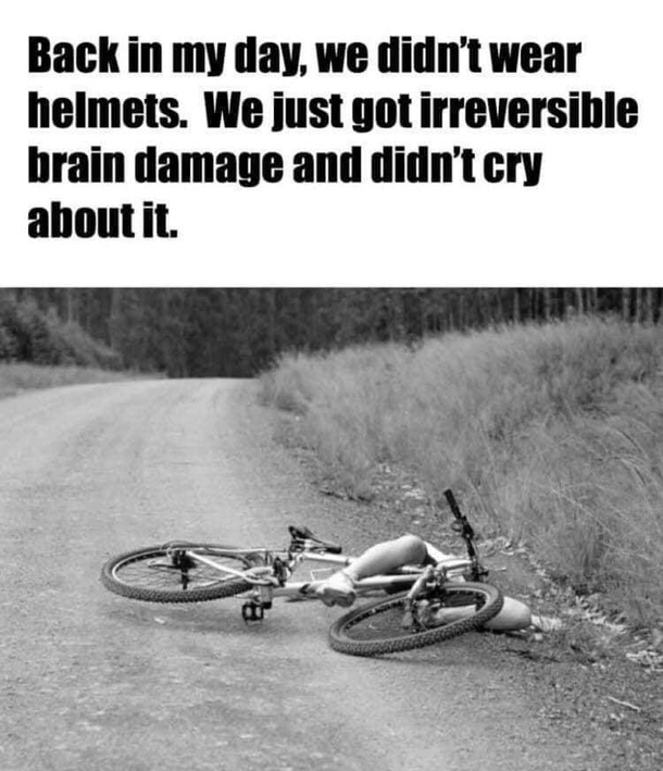 Concussions never stopped us