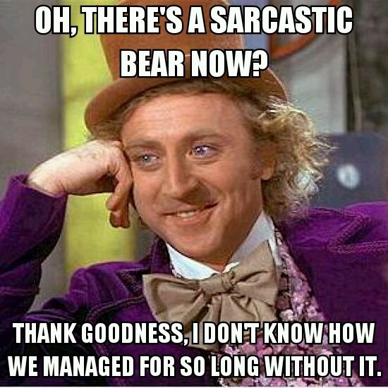 Condescending Wonka is not amused