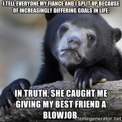 Confession bear here