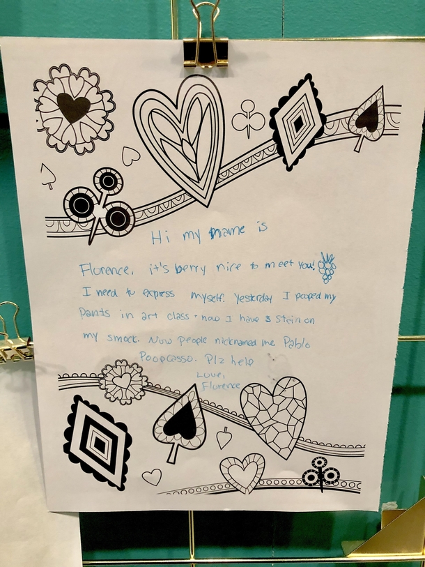 Confession found in an IKEA model childrens room