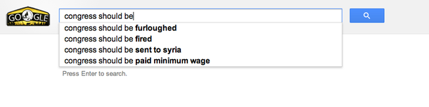 Congress according to Google