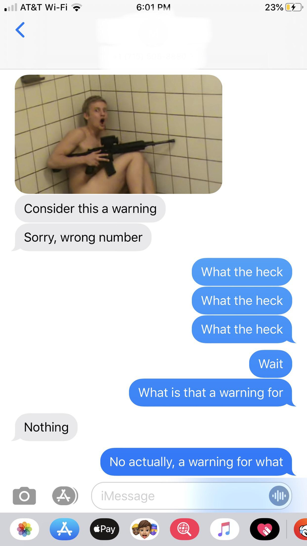 Consider this a warning