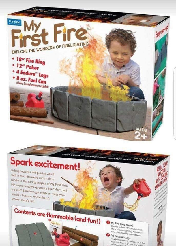 Contents are flammableand fun