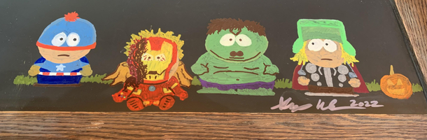 Continuing the artwork theme on my works events chalkboard