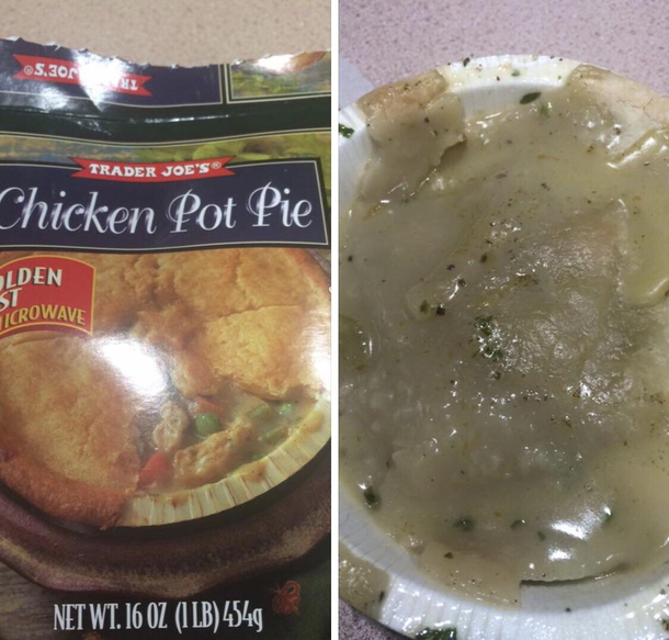 Cooked per microwave instructions