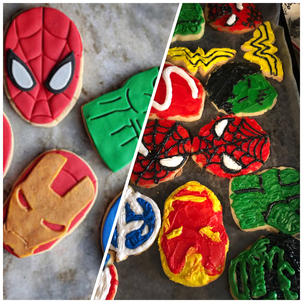 Cookies we made for my nephews st birthday