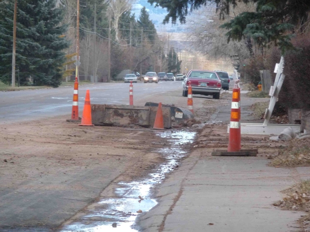 Cool time lapse of road work being done