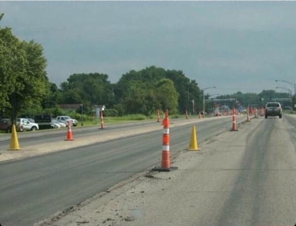 Cool time lapse of roadwork being done