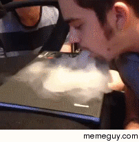 Coolest smoke trick
