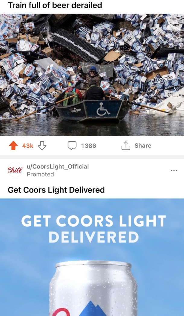 Coors is getting creative with advertising