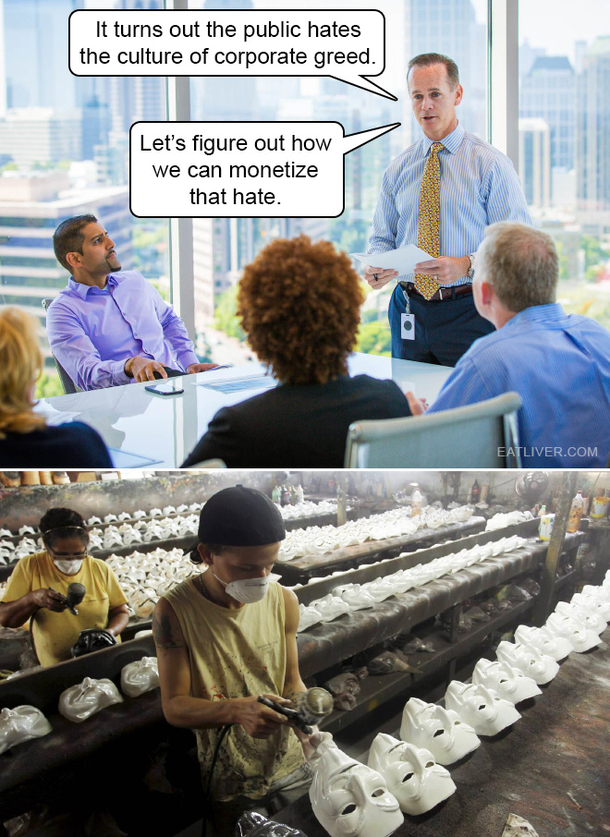 Corporate Greed - Meme Guy