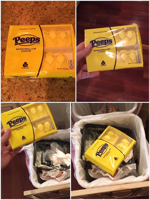 Correct way to eat Peeps