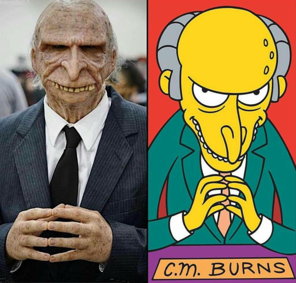 Cosplay Mr Burns Meme Guy