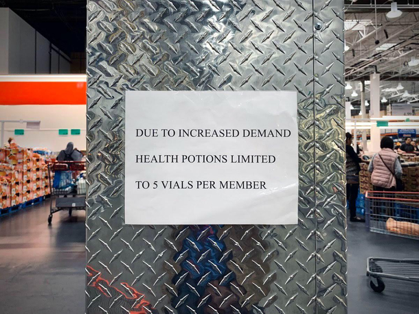 Costco Sells Out of Health Potions