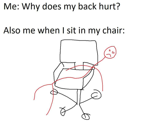 Couldnt chair less