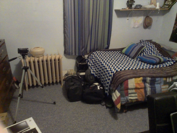 Couldnt figure out why everyone looked at me strange when they walked into my room I think I just figured it out