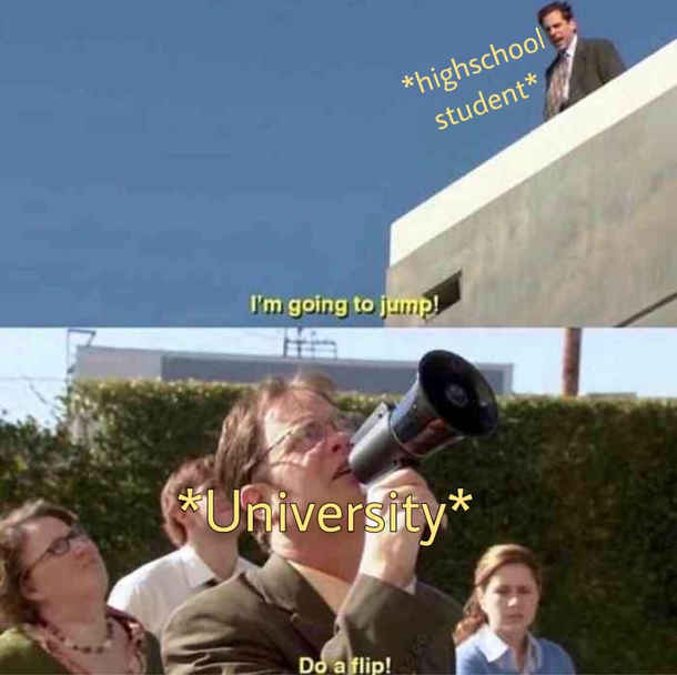 Courtesy of my first uni exam session