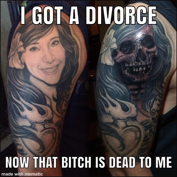 Cover up your ex wifes face 