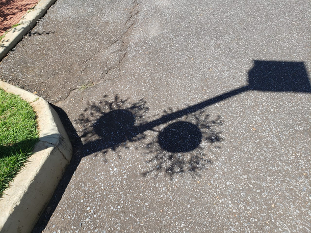 COVID is lurking around my neighborhood you can only see its shadow
