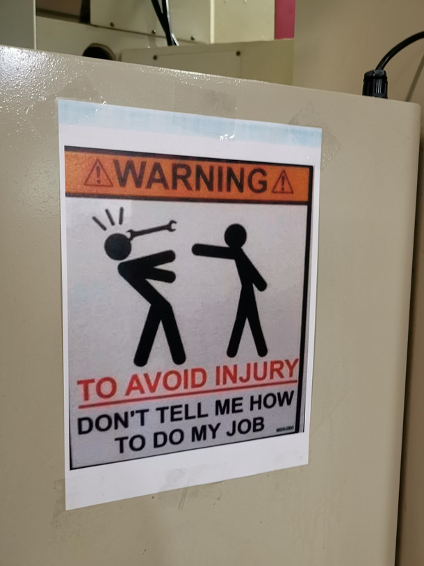 Coworker at my new job is a fun dude