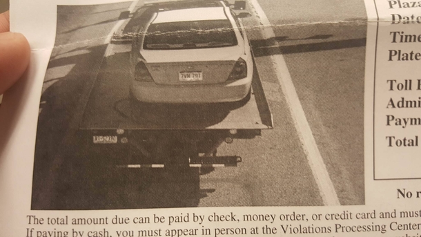 Coworker got this ticket in mail