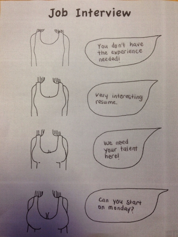Coworker showed me her secret to successful interviews