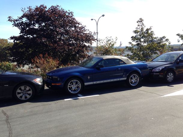 Coworkers got tired of this person parking in front of our office