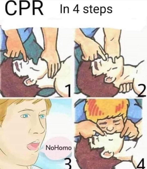 CPR in  steps