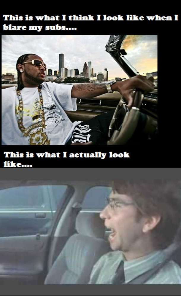 Cranking subs in my car
