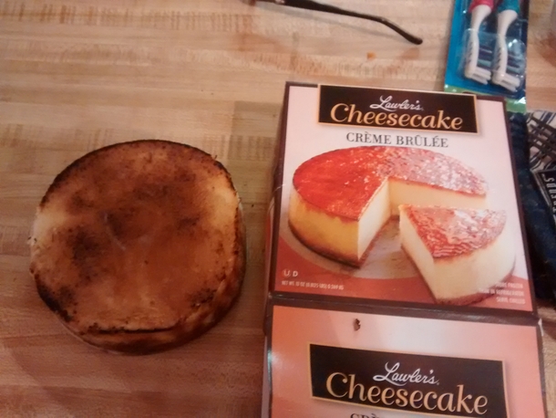 Creme brul cheesecake