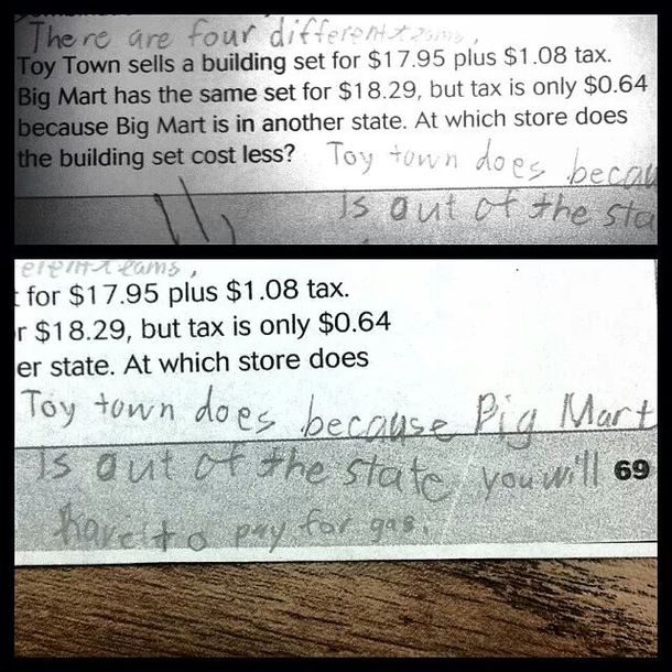 Critical thinking by a th grader