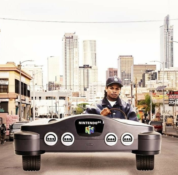 Cruisin down the street in my six-fo