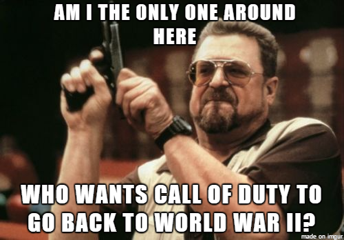 Current-gen Call of Duty set in World War  please